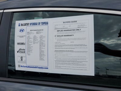 2024 Honda Accord LX