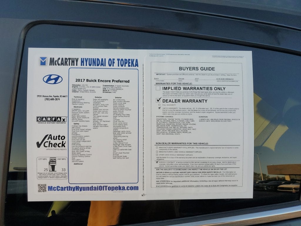 2017 Buick Encore Preferred