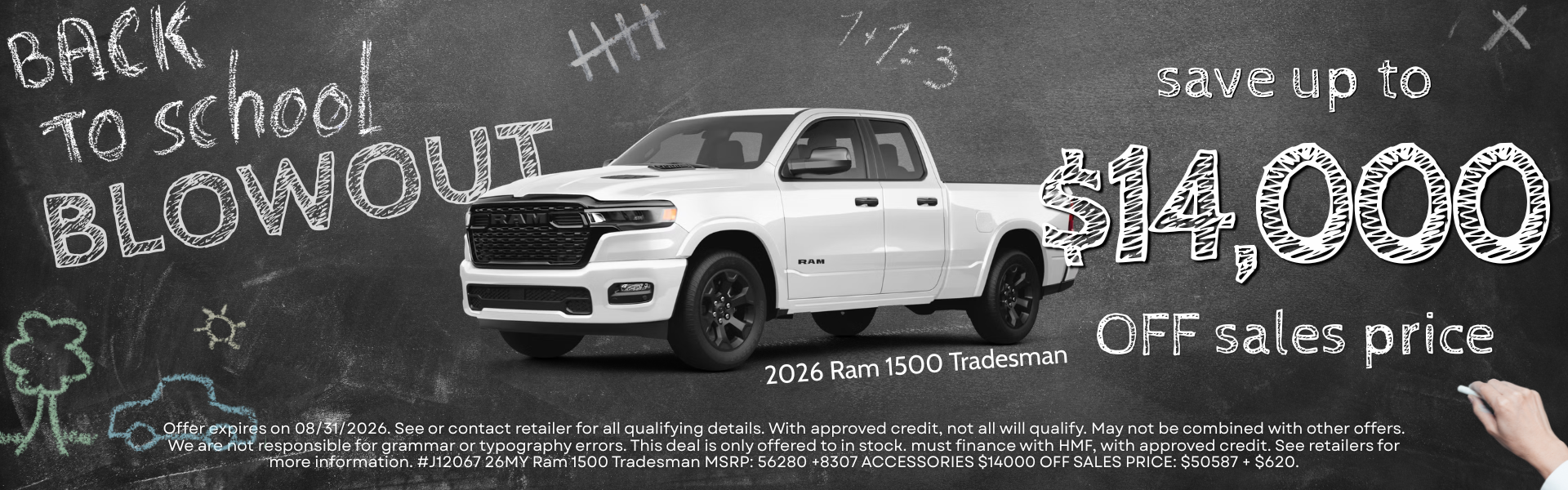 save up to $14,000 OFF sales price