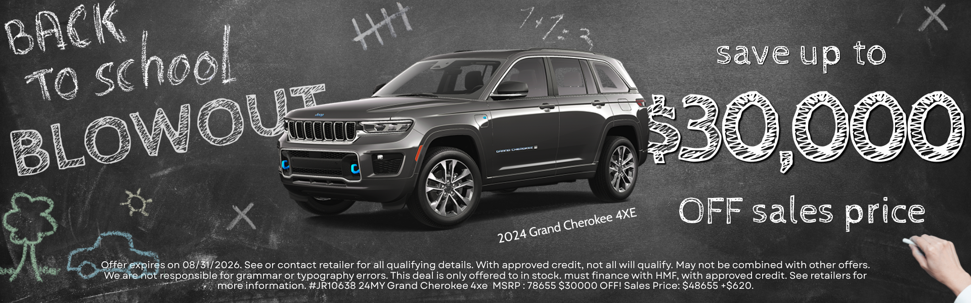 save up to $30,000 OFF sales price 