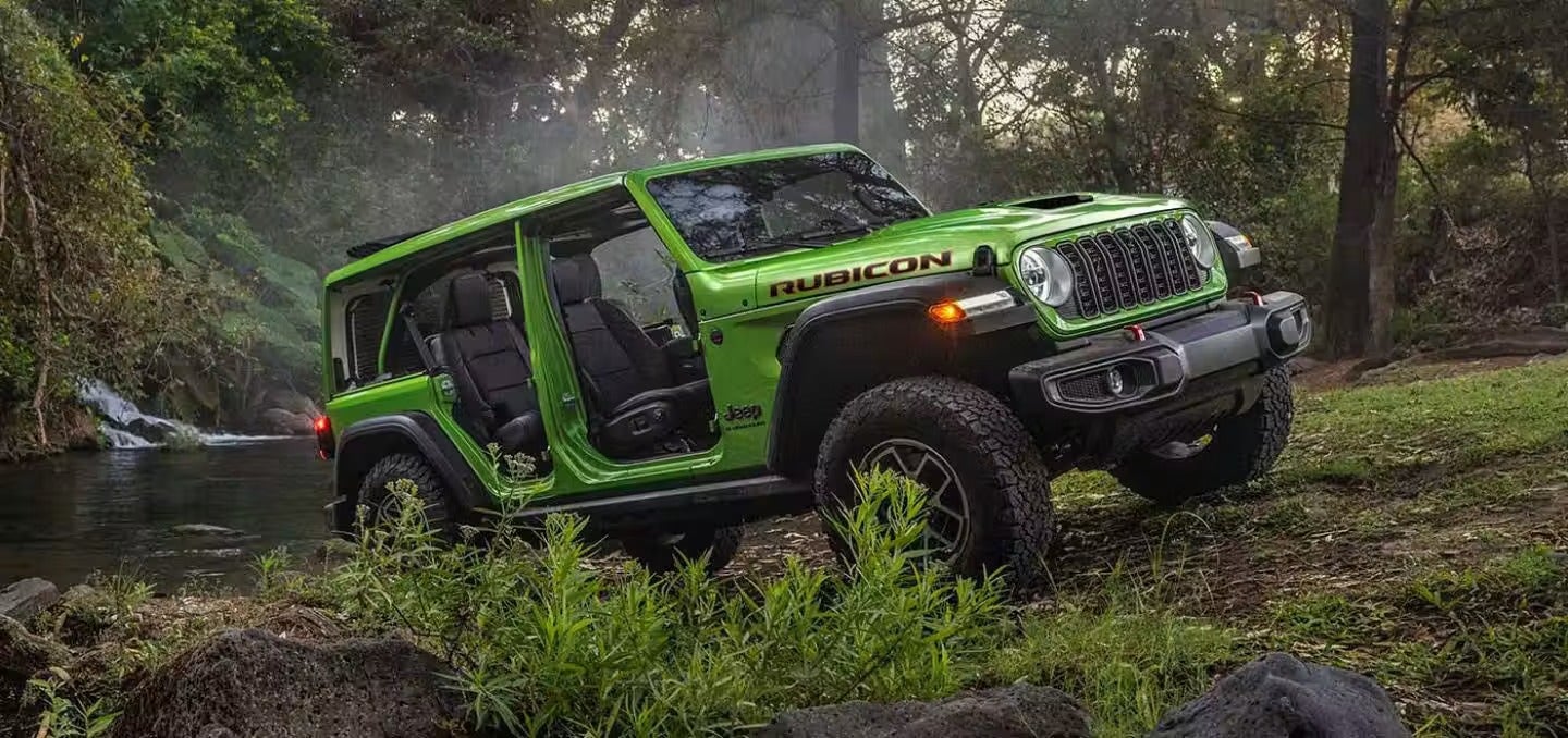 2026 green Jeep Wrangler parked outdoors in Lee's Summit, MO